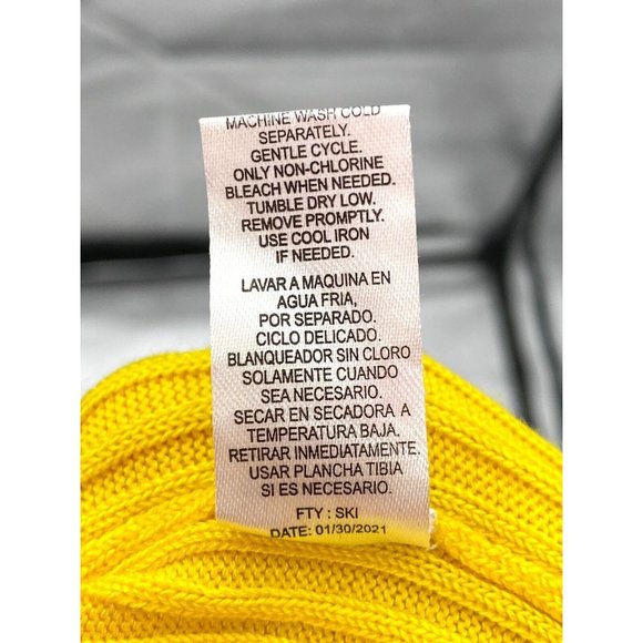 Jolie & Joy Women’s Knit Dress Yellow Size 2X Bright Artsy Summer‎ Vibe Sunshine - Picture 8 of 8